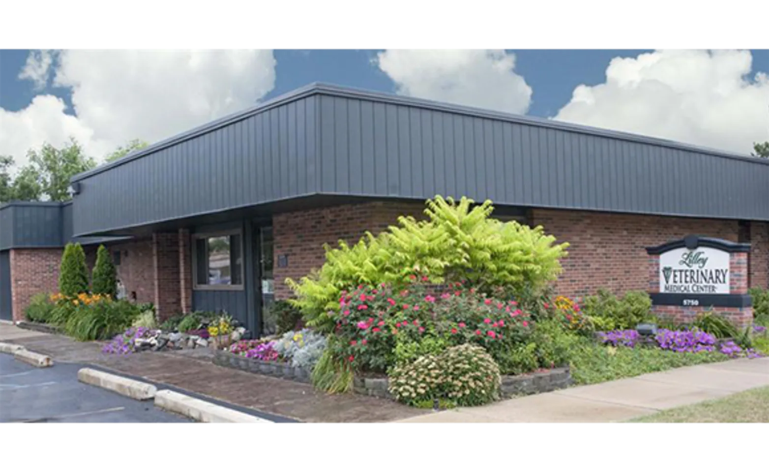 Exterior photo of Lilley Veterinary Medical Center
